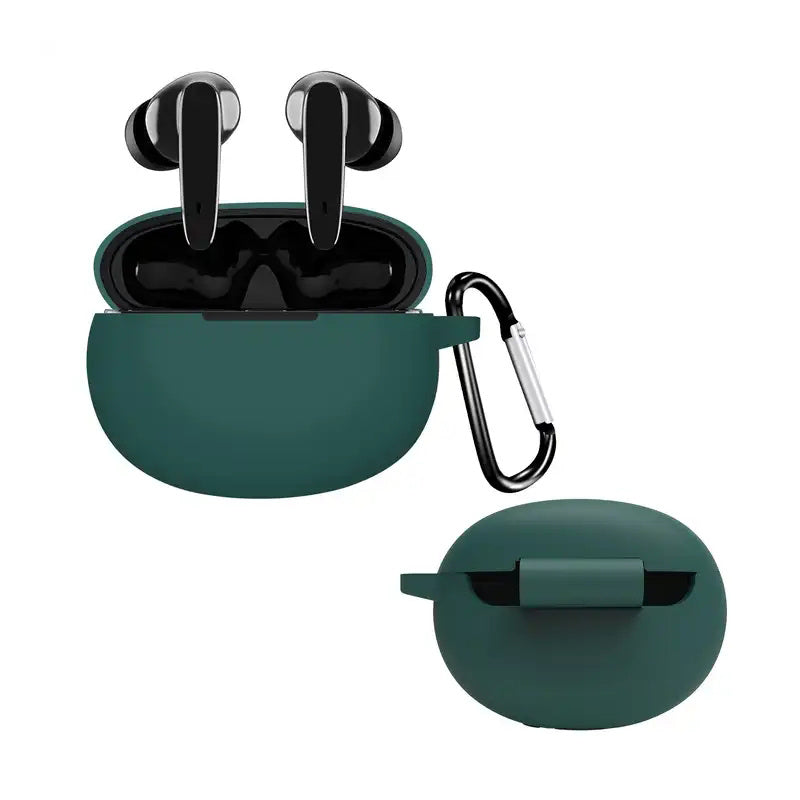 For Boat Airdopes 181 Protective Case Wireless Bluetooth Headset Silicone Cover with Anti-Loss Buckle For Boat Airdopes 181 Protective Case Wireless Bluetooth Headset Silicone Cover with Anti-Loss Buckle